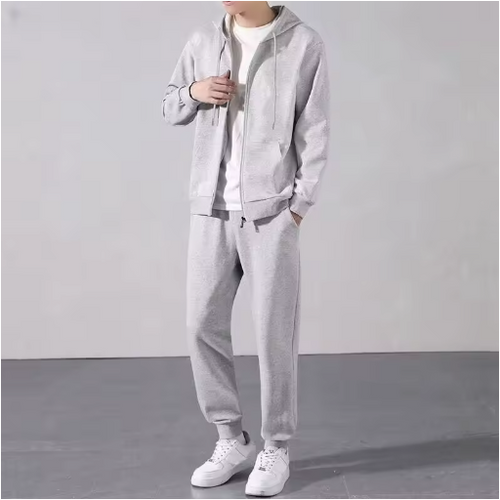 Men's Tracksuit Set - Hoodie Sweatpants Korean Style