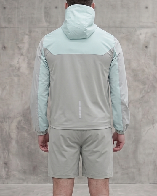 Active Colour Block Jacket — Green