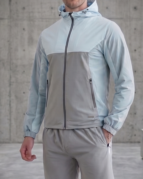 Active Colour Block Jacket — Blue
