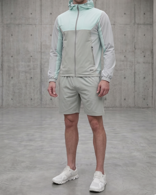Active Colour Block Jacket — Green
