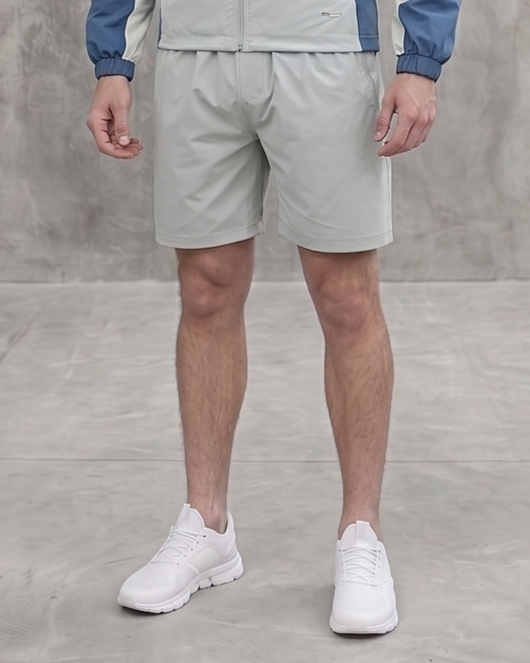 Active Colour Block Short — Beige